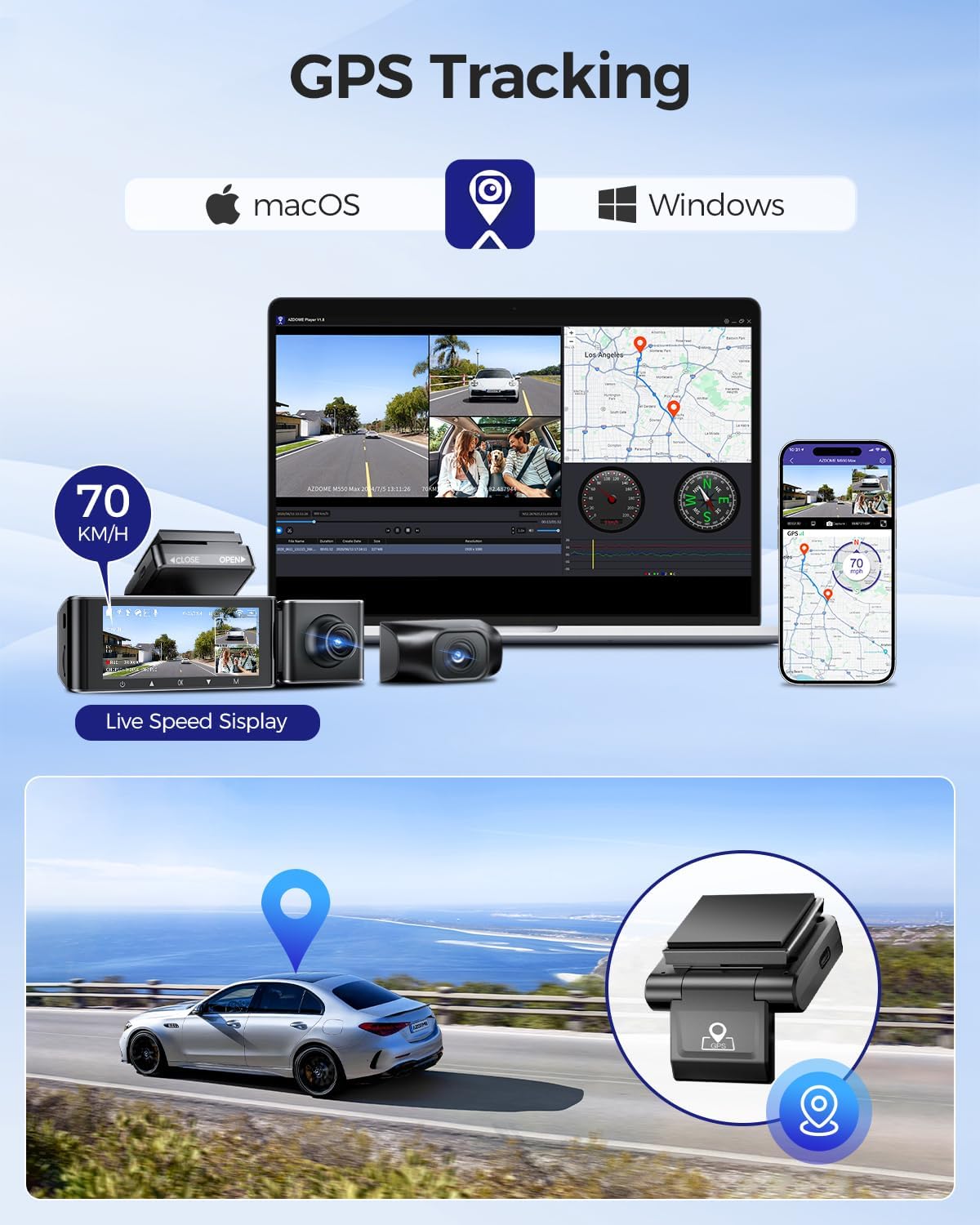 ازدوم M550 ماكس - Azdome M550 Max ازدوم M550 ماكس - Azdome M550 Max